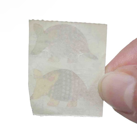 Vintage Sandylion Iridescent Shiny Multicolour Armadillo Stickers Rainbow Animal - Picture 6 of 10